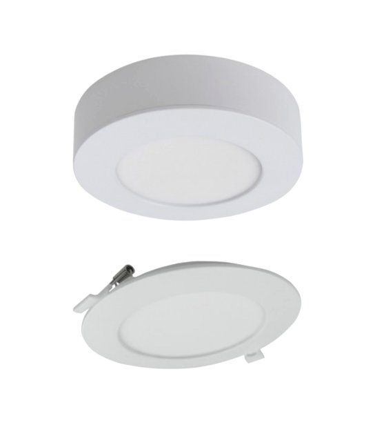 PANEL 6W OKRĄGŁY CCT 2w1 BIAŁY EC