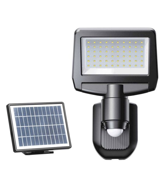 NAŚWIETLACZ LED SOLARNY TOMI 10W NW Z CZUJNIKIEM PIR+PANEL S