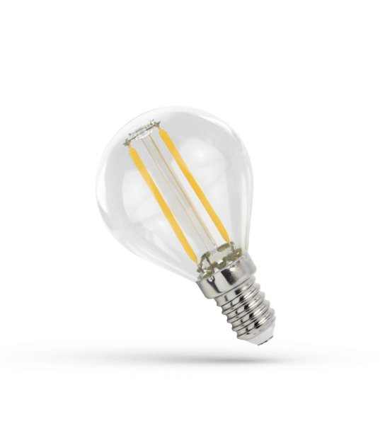 ŻARÓWKA FILAMENT E-14 5,5W 700LM KULKA NEUTRALNA BIAŁA SP