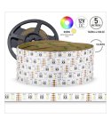 TAŚMA 60LED 5050 RGBW 5mb CIEPŁA BIAŁA 12V SILIK. 20LM 3 lat