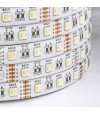 TAŚMA 60LED 5050 RGBW 5mb CIEPŁA BIAŁA 12V SILIK. 20LM 3 lat