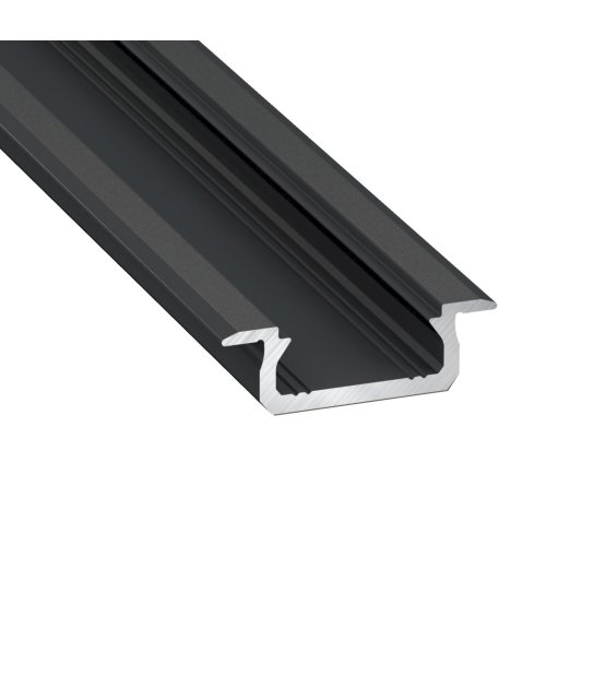 PROFIL TYP Z WPUSTOWY CZARNY 2,02M WYS.6MM