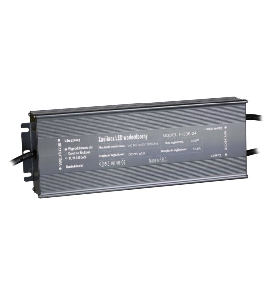 KOMPONENT ZASIL 300W 24V/DC IP67 F-300-24V BRILLO