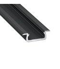 PROFIL TYP Z WPUSTOWY CZARNY 2,02M WYS.6MM