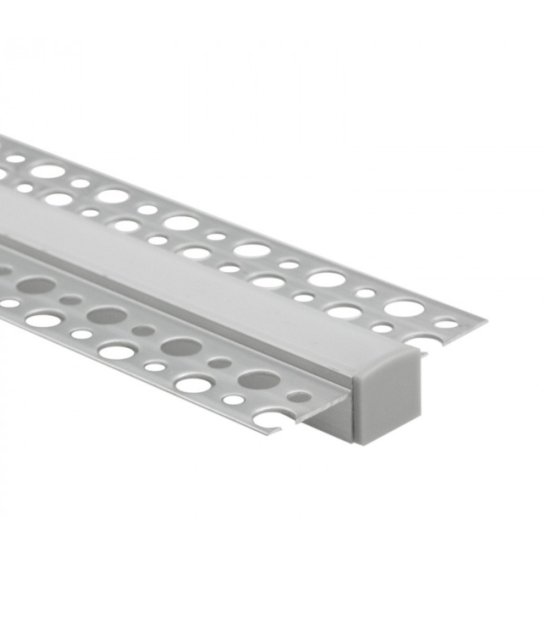 PROFIL TYP GK PODTYNKOWY ANODOWANY Z KLOSZEM MLECZNYM 3MB