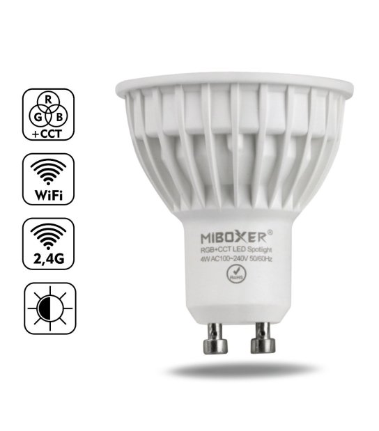 ŻARÓWKA MILIGHT GU10 4W RGB+CCT FUT103