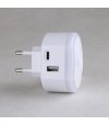 LAMPKA NOCNA LED Z CZUJNIKIEM ZMIERZCHOWYM DO GNIAZDKA 230V