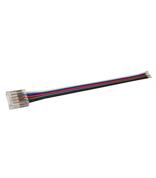 ZŁĄCZKA DO LED TAŚMA RGBW 12mm KABEL JEDNOSTRONNA