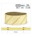 TAŚMA ROL. COB 320LED/MB IP20 6000K 8W/mb 24V/DC ROL.30M
