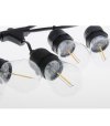 GIRLANDA OGRODOWA 10mb + 10x E27-G45-1W 2700K