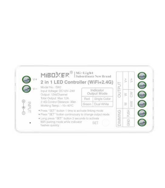 KONTROLER LED MONO/CCT SW2 wi-fi