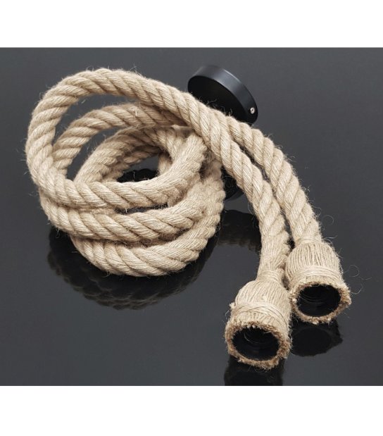 ZWIS SZNUR JUTOWY 2xE27 1,5M