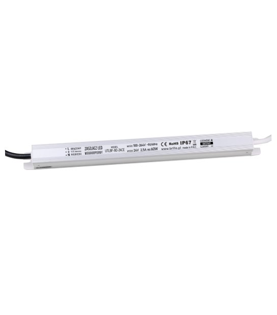 KOMPONENT ZASIL 60W 24V/DC SLIM LB-60C-24 IP67