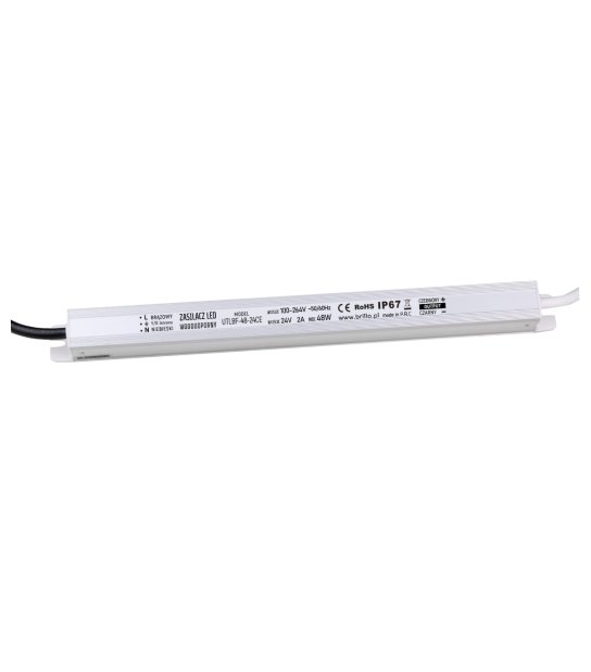 KOMPONENT ZASIL 48W 24V/DC SLIM LB-48C-24 IP67