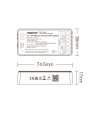 STEROWNIK CYFROWY SPIW5-4 4-kanałowy kontroler LED SPI 5w1 (