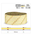 TAŚMA ROL. COB 480LED/MB IP20 3000K 5W/mb 24V/DC ROL.30M