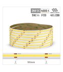 TAŚMA ROL. COB 480LED/MB IP20 4000K 5W/mb 24V/DC ROL.30M
