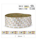 TAŚMA ROL.120LED 12V/DC 2835 IP20 3000K 12W/mb 10-12LM CRI90