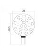 ŻARÓWKA G4 LED 3W 12V AC/DC 4000K 300lm TALERZYK EC