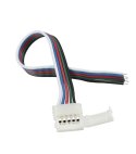 ZŁĄCZKA KABEL DO TAŚMY LED RGBW 12mm KABEL JEDNOSTRONNA