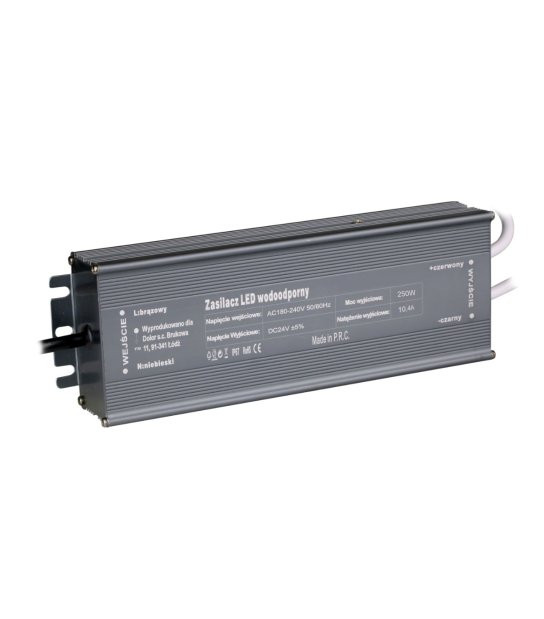 KOMPONENT ZASIL 250W 24V/DC IP67 F-250-24 BRILLO
