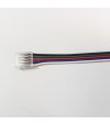 ZŁĄCZKA DO LED TAŚMA RGBW 12mm KABEL DWUSTRONNA