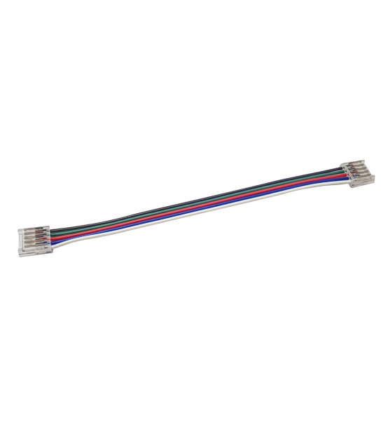 ZŁĄCZKA DO LED TAŚMA RGBW 12mm KABEL DWUSTRONNA