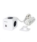 PRZEDŁUŻACZ 5 GNIAZD 2xUSB 1,5M 16A/3680W