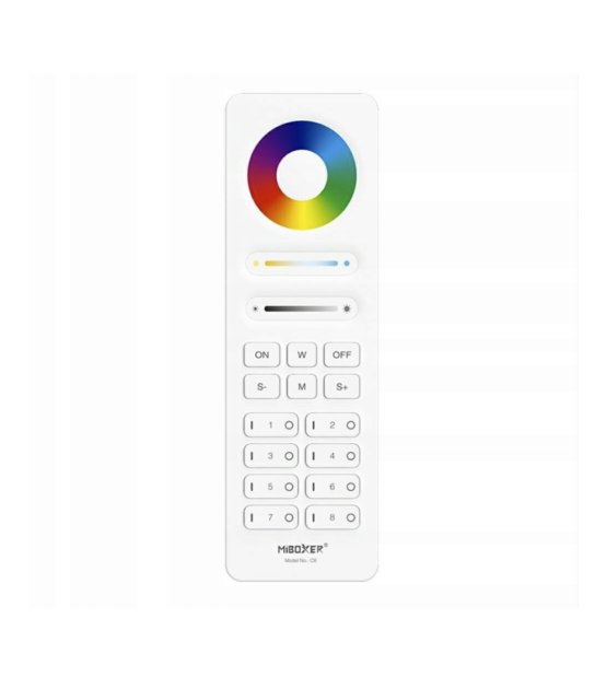 PILOT C8 RGB+CCT 8-Stref 2.4G RF Profesjonalny Pilot LED BIA