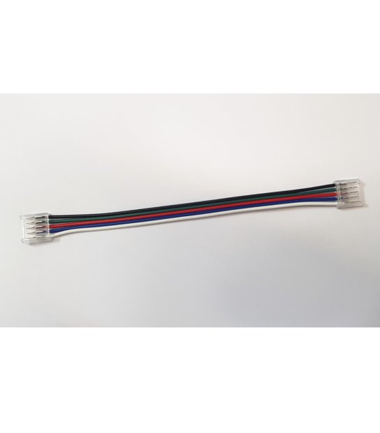 ZŁĄCZKA DO LED TAŚMA COB RGBW 12mm KABEL DWUSTRONNA