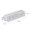 KOMPONENT ZASIL 50W 24V/DC IP67 PF50-24 BRILLO