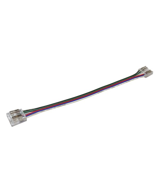 ZŁĄCZKA DO LED TAŚMA COB RGBW 12mm KABEL DWUSTRONNA