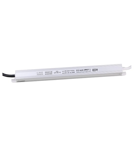 KOMPONENT ZASIL 36W 12V/DC SLIM LB-36C-12 IP67