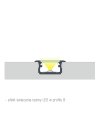PROFIL TYP B WPUSTOWY SREBRNY 1M WYS.9,3MM