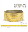 TAŚMA ROL. COB 400LED/MB 5mm IP20 3000K 9W/mb 12V/DC ROL.30M